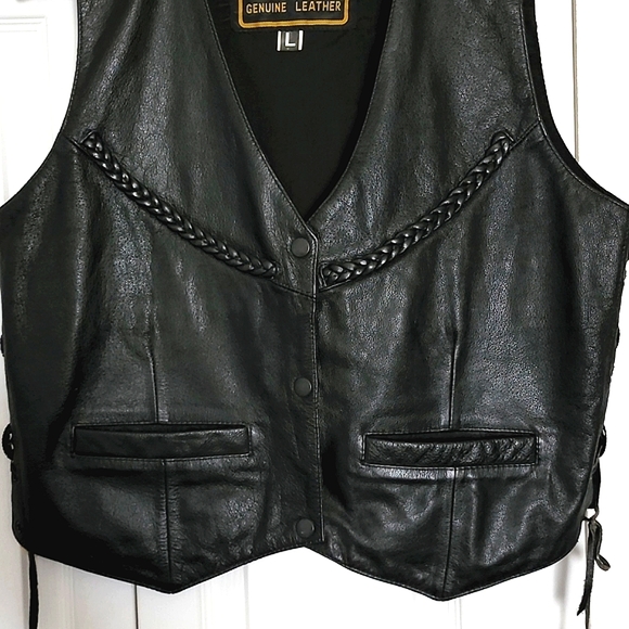 Hudson Leather Vest - Picture 4 of 10